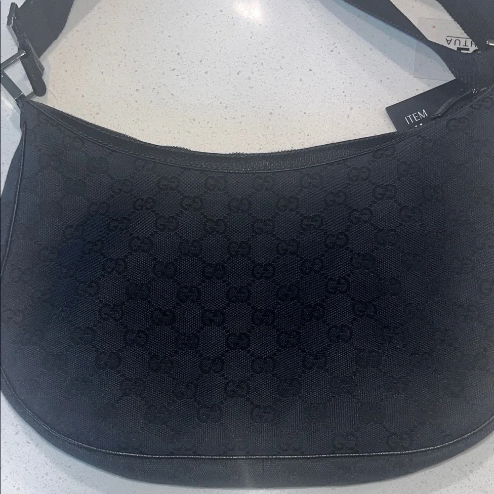 Gucci Black Monogram Shoulder Bag - Picture 13 of 13